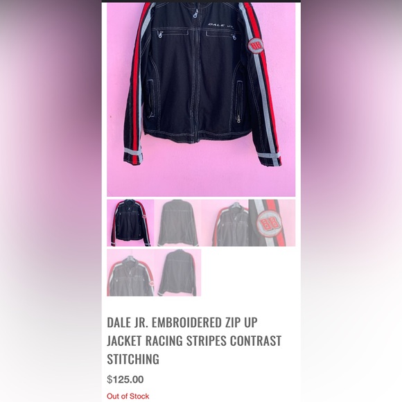 Vintage 2014 Chase Authentics Dale Earnhardt Jr #88 Nascar Racing Jacket Y2K - Picture 16 of 16